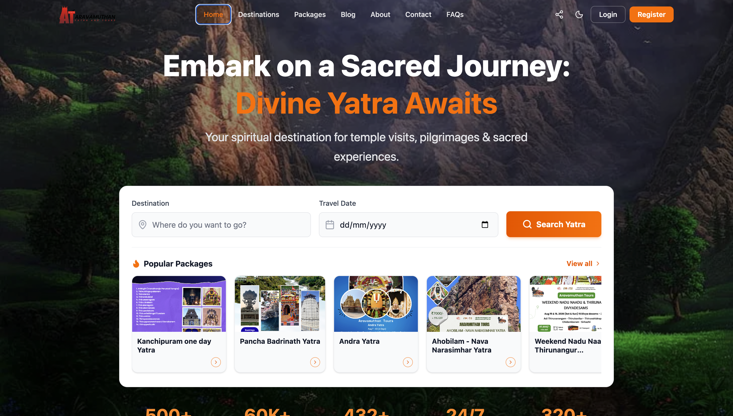 Aravamuthan Tours screenshot